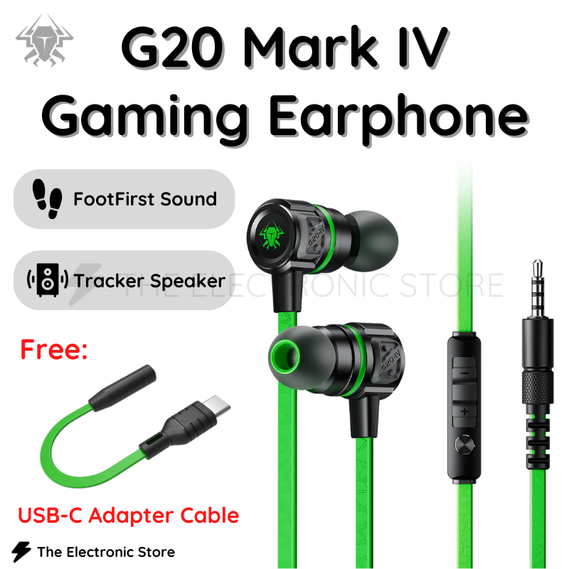 Plextone G Mark Iv Double Bass Magnetic Type C Gaming Earphone