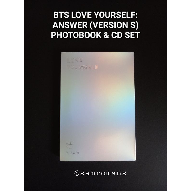 Official Bts Love Yourself Answer Version S E L F Photobook Cd Set