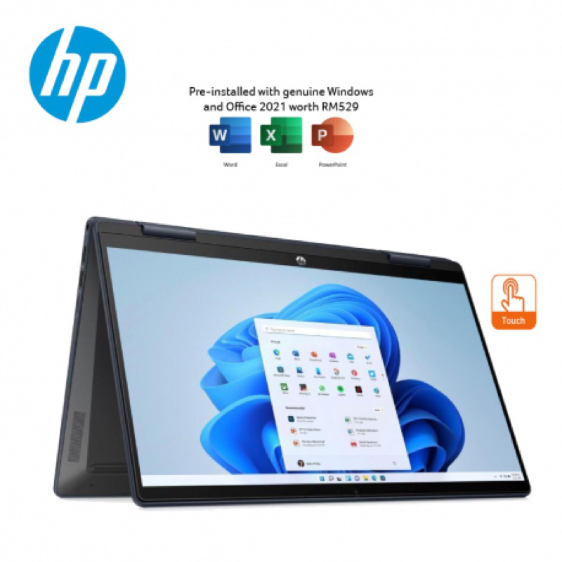 Hp Pavilion X Ek Tu Fhd Touch In Laptop Blue I