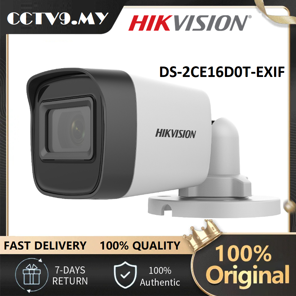 Hikvision Mp Mm Ds Ce D T Exif Outdoor Bullet Camera Shopee