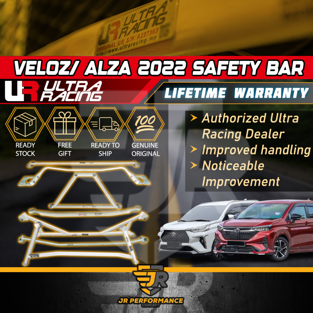 Ultra Racing Safety Bar Perodua New Alza Full Bar Chassis Handling