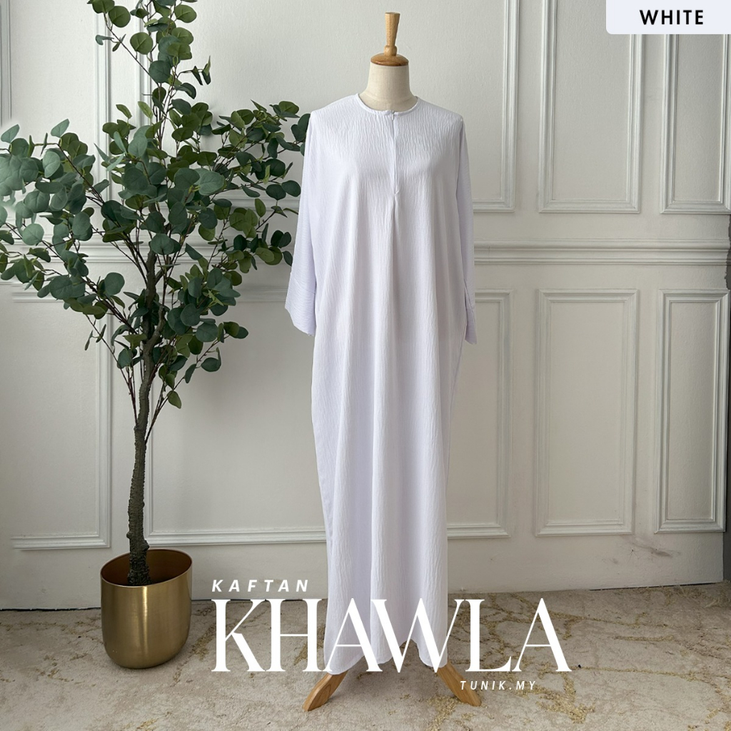 TUNIKMY KAFTAN KHAWLA IRONLESS VIRAL 2024 WUDHUK NURSING FRIENDLY