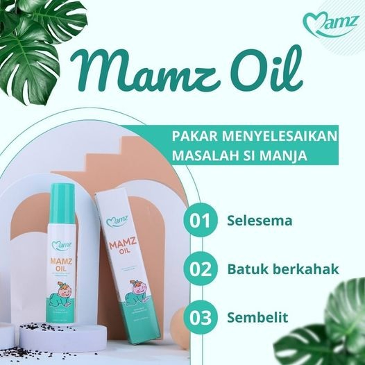 MAMZ BABY OIL WITH HABATUS SAUDA 60ML Shopee Malaysia