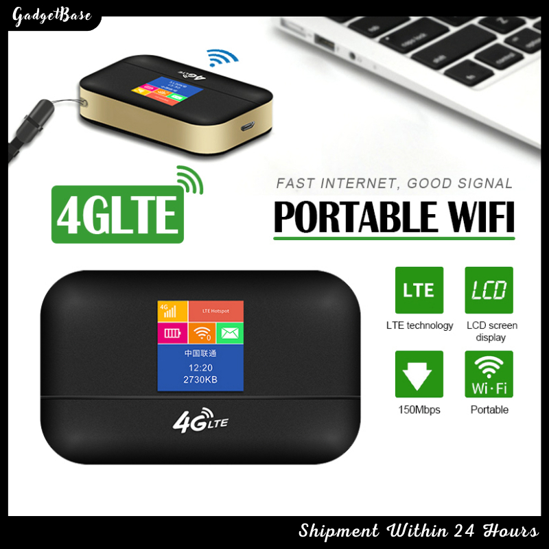 G Lte Pocket Wifi Portable Mifi Lt Lcd Siap Mod Modem Modified