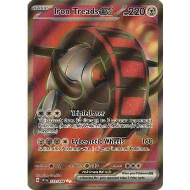 Iron Treads EX Full Art Ultra Rare 233 198 English Scarlet