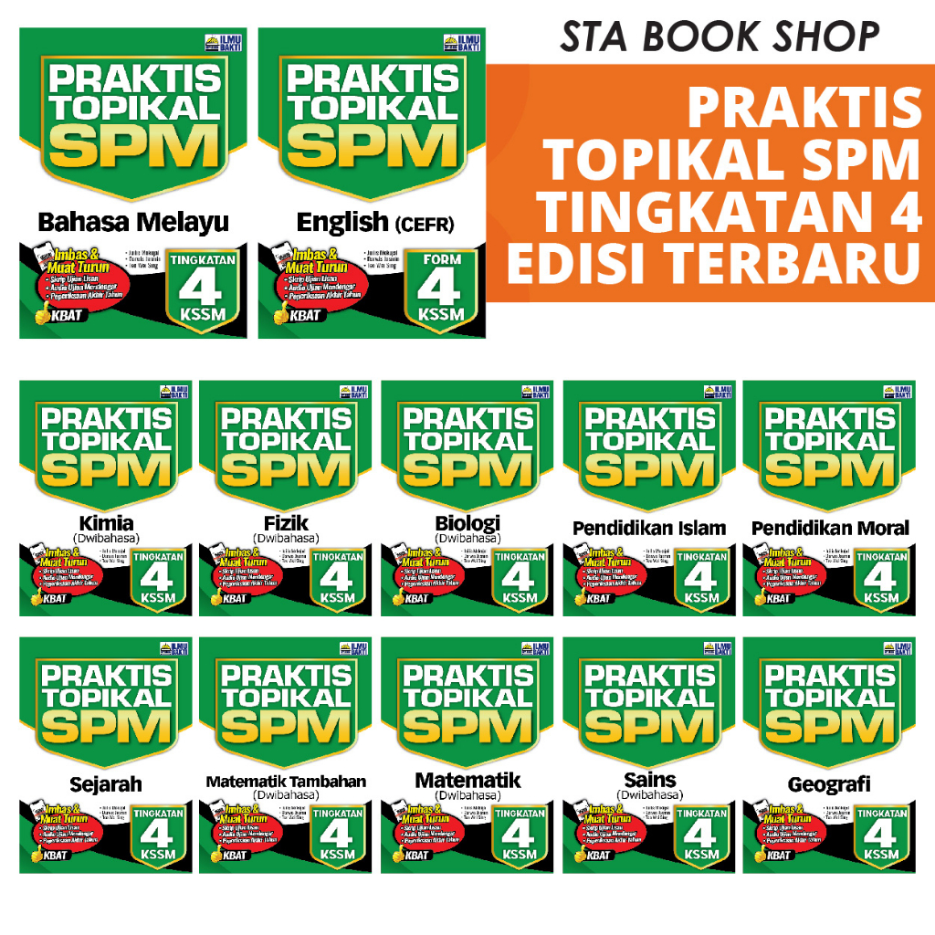 Sta Praktis Topikal Spm Tingkatan Kssm Ilmu Bakti Shopee