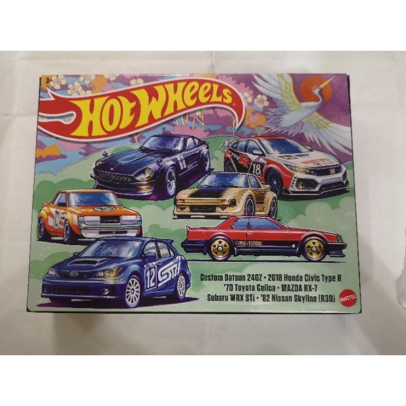 Hot Wheels Japanese Car Culture Themed Multipack 6 Cars Shopee Malaysia