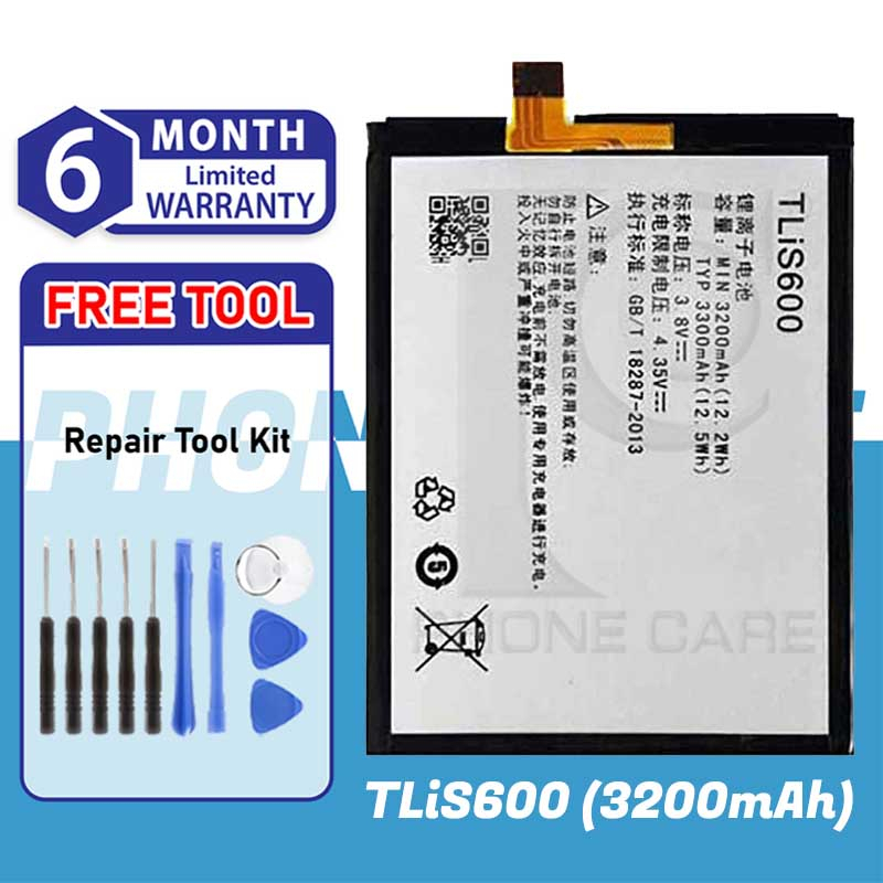 Battery Bateri Tlis For Alcatel One Touch Flash Ot Ot D