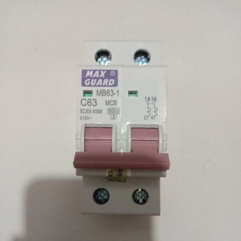 SALE MAXGUARD MCB 32AMP 63AMP 2 POLE SIRIM Shopee Malaysia