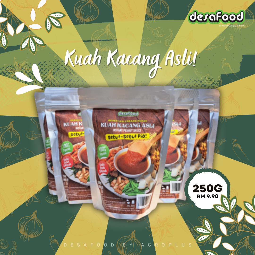 KUAH KACANG ASLI DESAFOOD INSTANT SEGERA 250g Shopee Malaysia