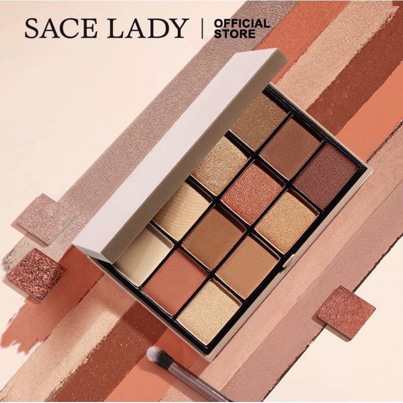 SACE LADY Eyeshadow Palette Intense Long Lasting With Shimmer Shopee