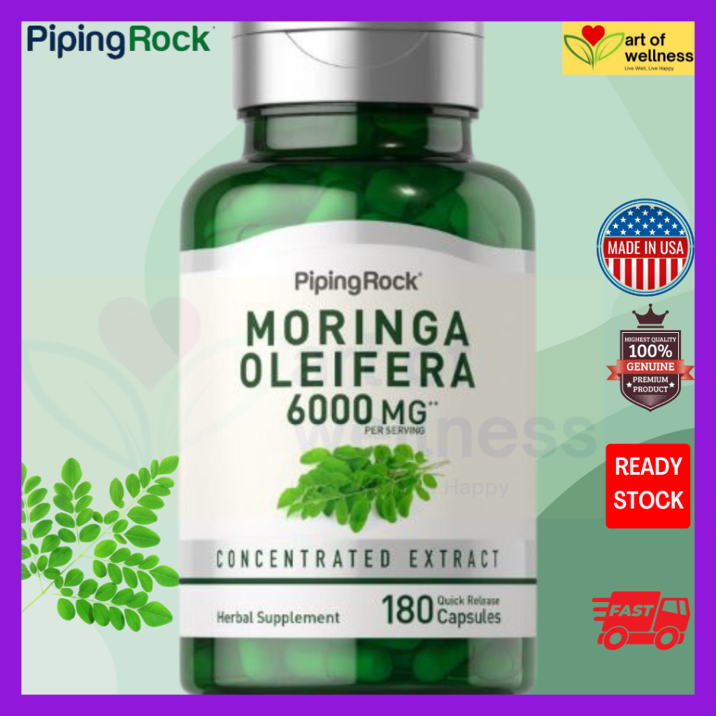 Piping Rock Moringa Oleifera Mg Per Serving Capsules