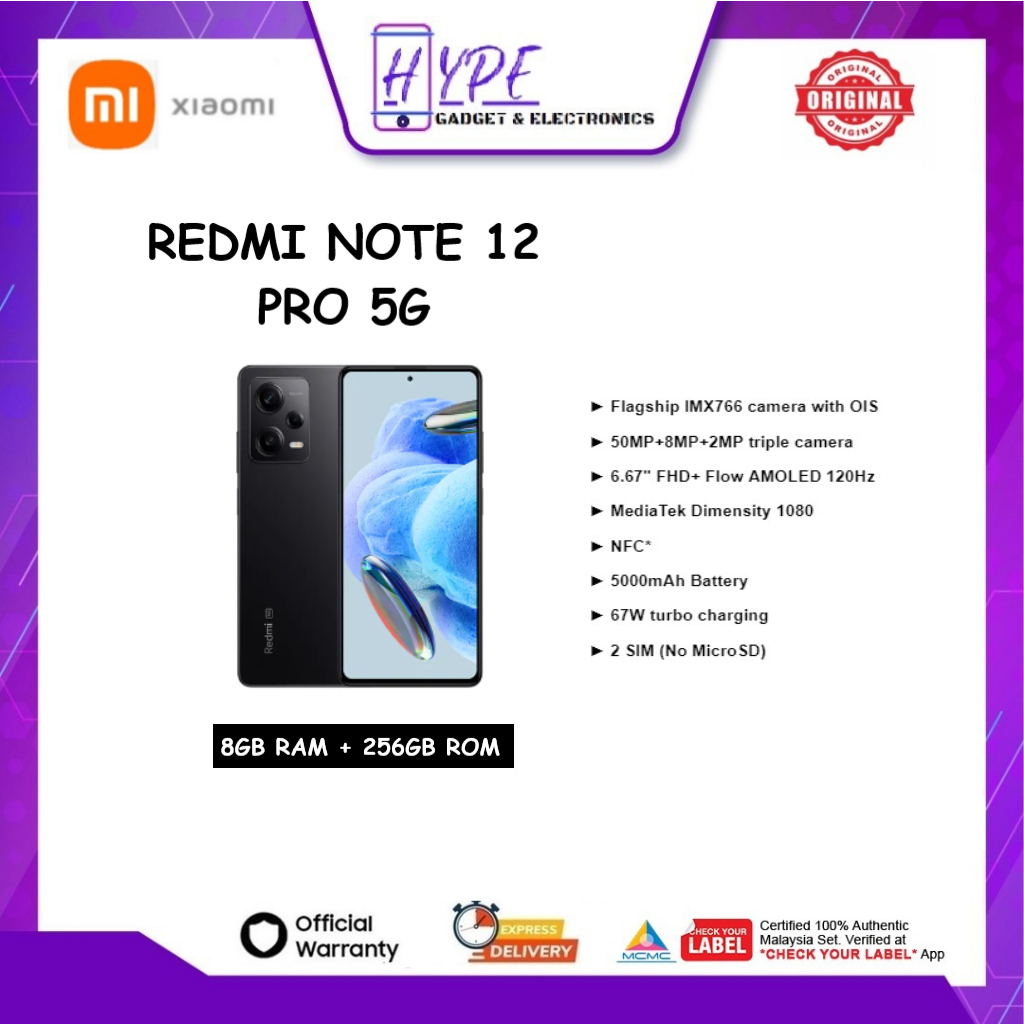 Xiaomi Redmi Note Pro G Gb Gb Fhd Flow Amoled L