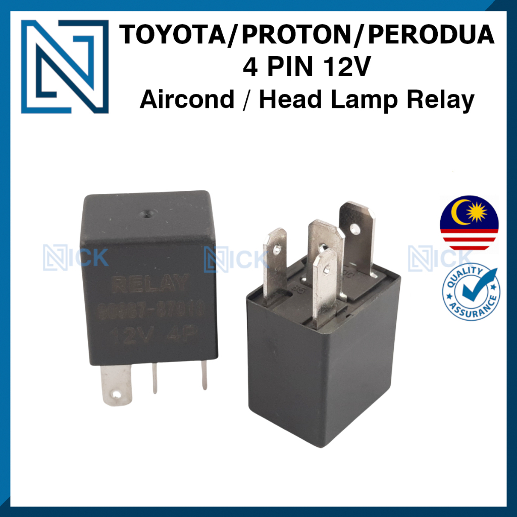 Toyota Proton Perodua Honda Pin Relay Head Lamp Air Cond