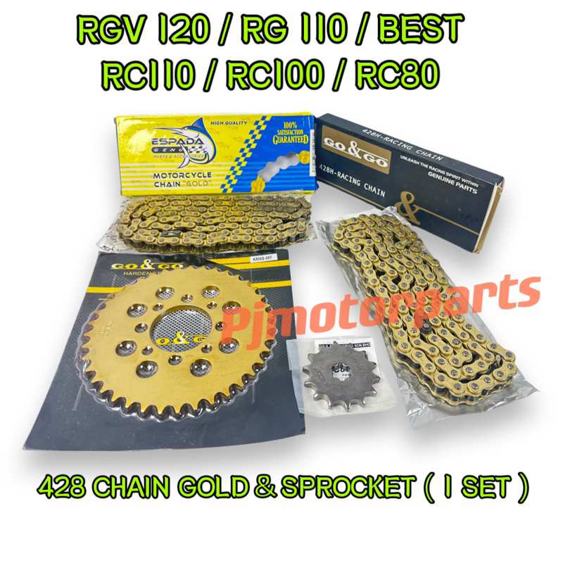 1 SET RGV120 RG SPORT 110 RG110 BEST RC80 RC100 RC 80 100 110 RGV 120