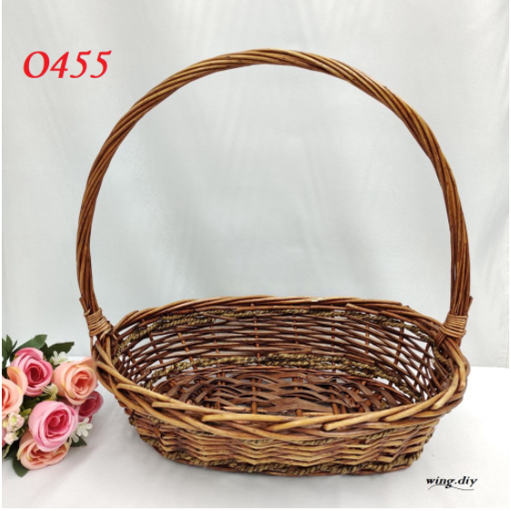 Bakul Rotan Size L Bakul Buah Hantaran Bakul Hiasan Hamper