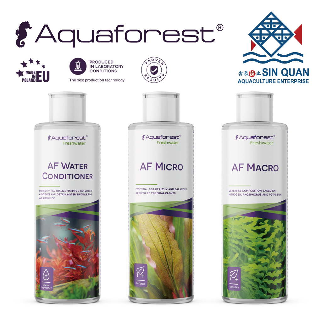 Aquaforest Af Water Conditioner Af Micro Af Macro Freshwater Ml