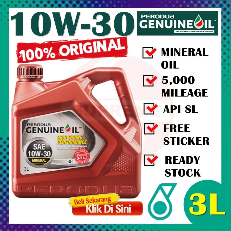 S U Original Perodua Engine Oil W Mineral Liter Viva Elite Kancil