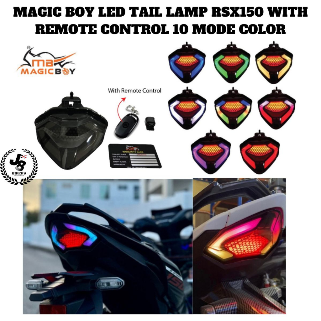 Magic Boy Led Tail Lamp Winner X Rs X Rsx With Remote Control