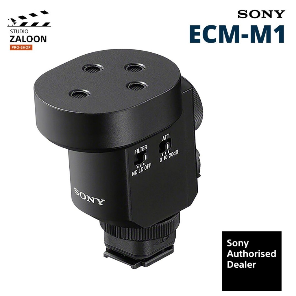 Sony Ecm M Compact Camera Mount Digital Shotgun Microphone Shopee