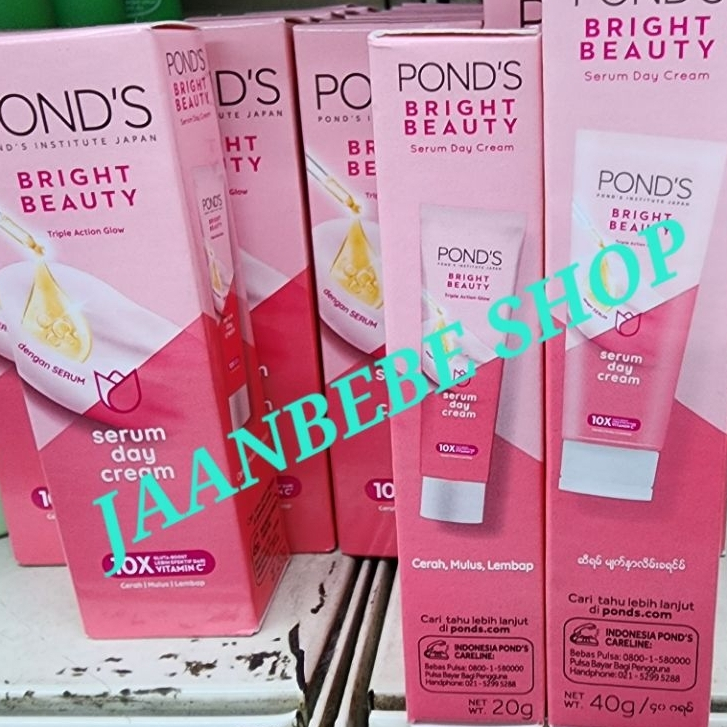 POND S Bright Beauty Serum Day Cream 20g Triple Action Glow Skin