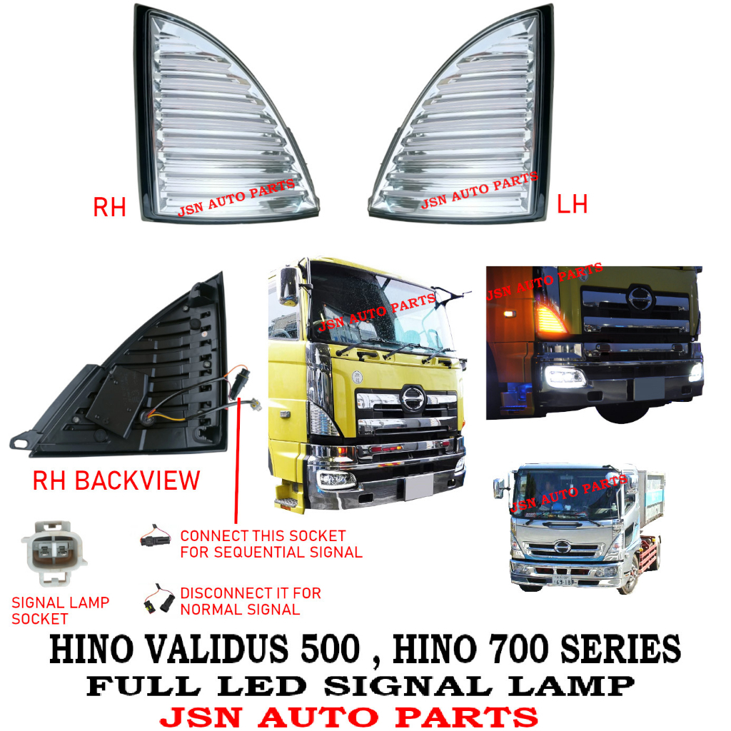 J103S08 FULL LED SIGNAL LAMP HINO VALIDUS 500 HINO 700 DRTIRD LORRY