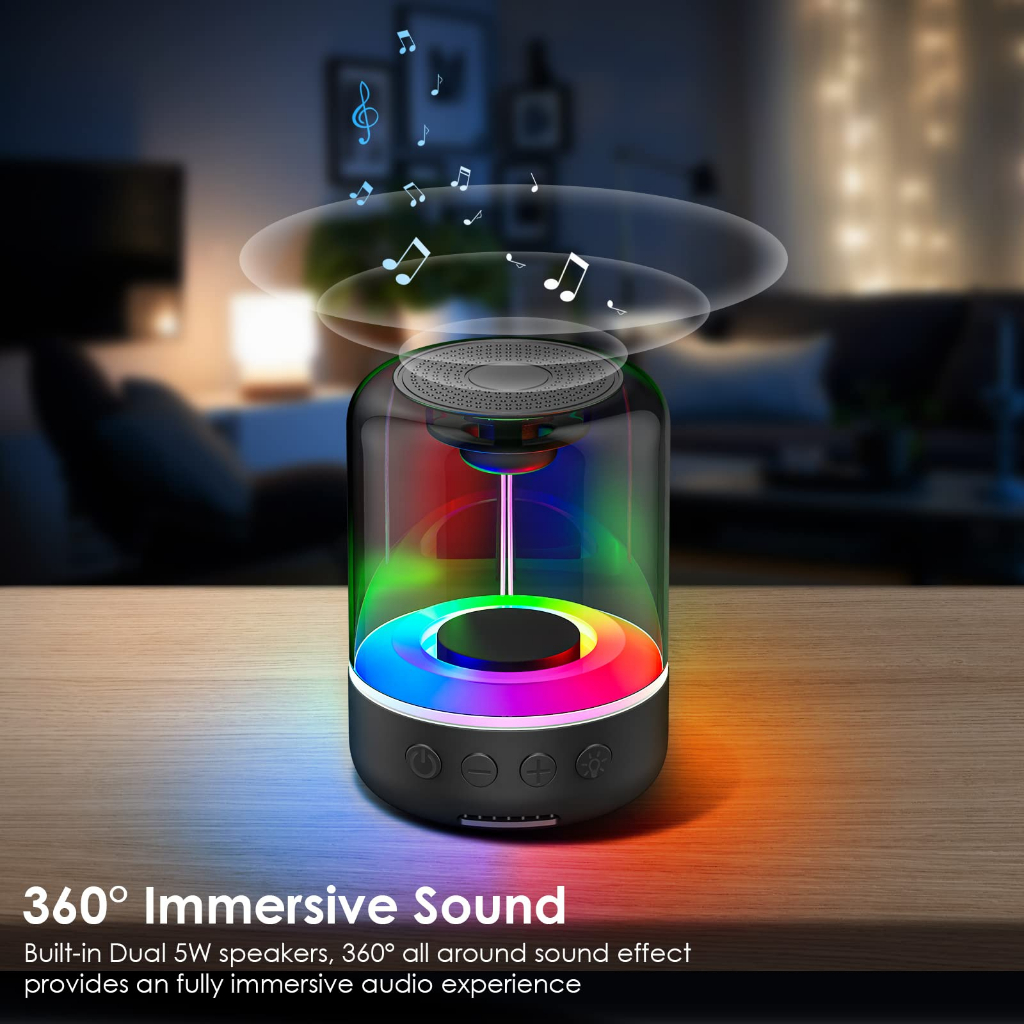 Yd Led Light Bluetooth Speaker Colorful Mini Speaker Speaker