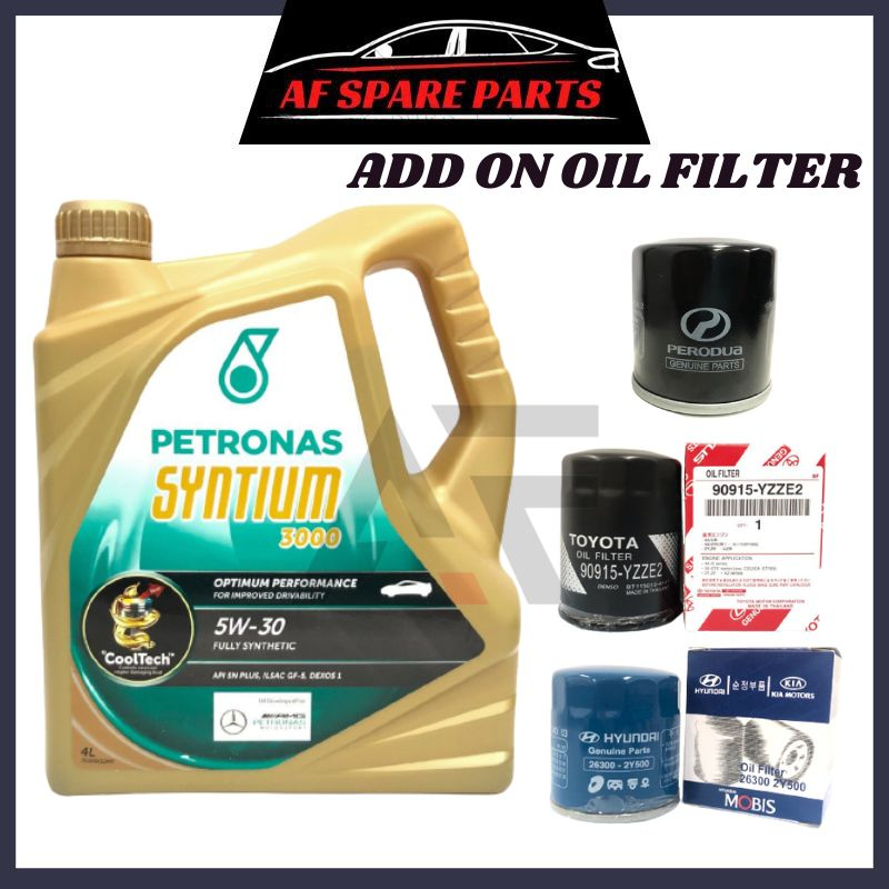 Petronas Syntium W Minyak Enjin Kereta Fully Synthetic Minyak