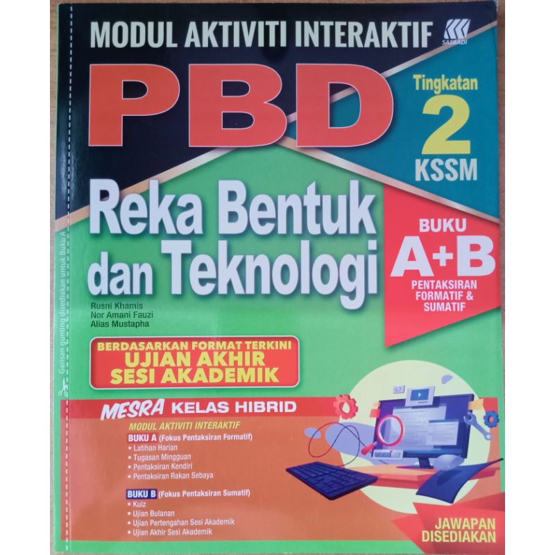 Modul Aktiviti Interaktif Pbd Reka Bentuk Dan Teknologi Tingkatan