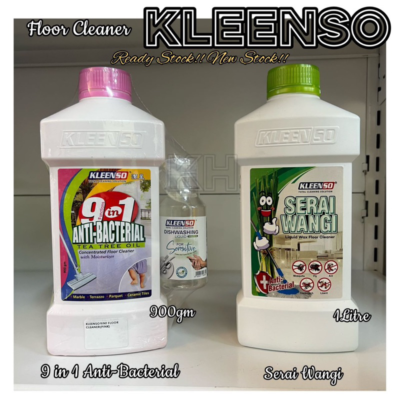 Kleenso Anti Bacterial In Tea Tree Oil Serai Wangi Liquid Wax