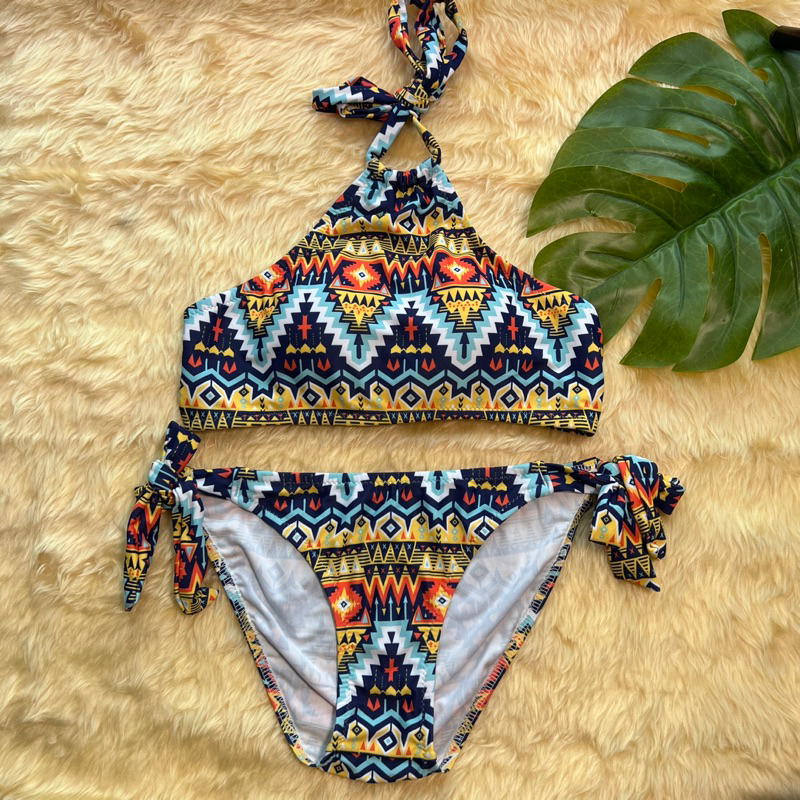 Two Piece Bikini Set Shopee Malaysia