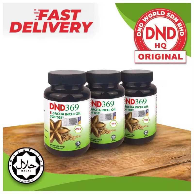 Dnd E Sacha Black Inchi Oil Softgel Shopee Malaysia