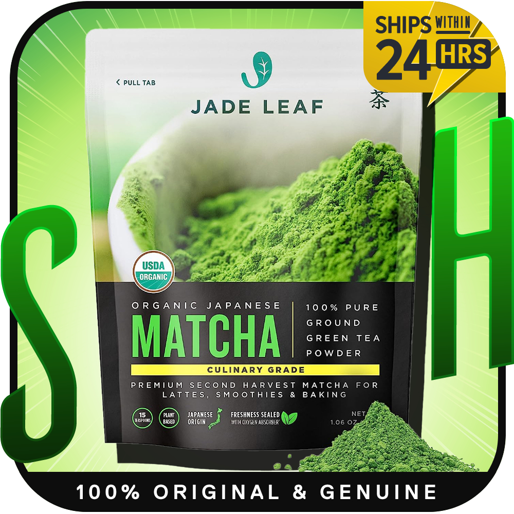 Jade Leaf Organic Matcha Green Tea Powder Ceremonial Matcha