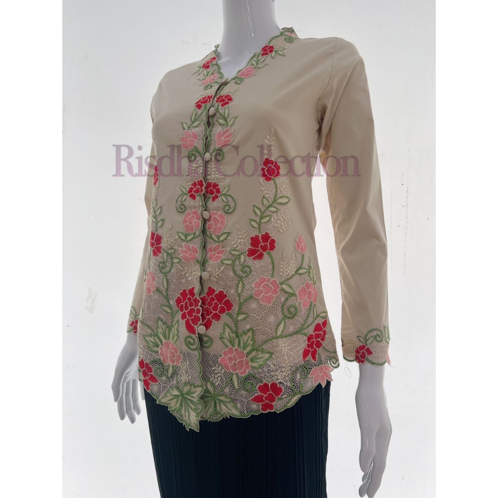 Ready Stock Kebaya Nyonya Sulam Warna Shopee Malaysia