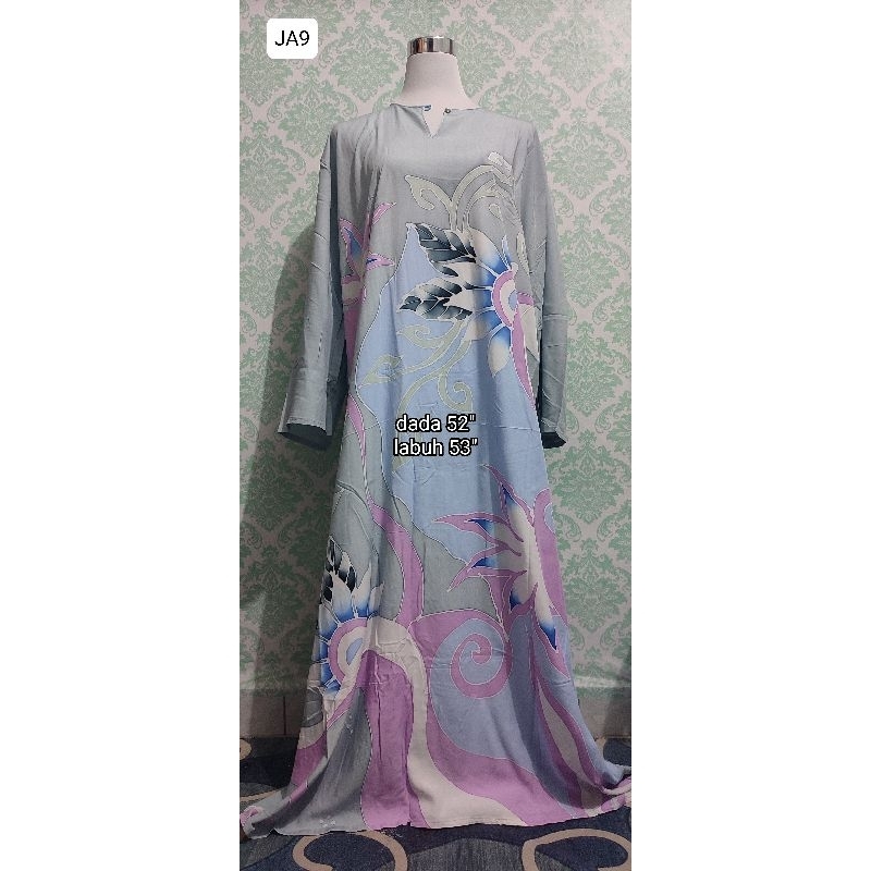 Reject Item Kaftan Lengan Panjang Jubah Batik Lukis Kelantan Batik