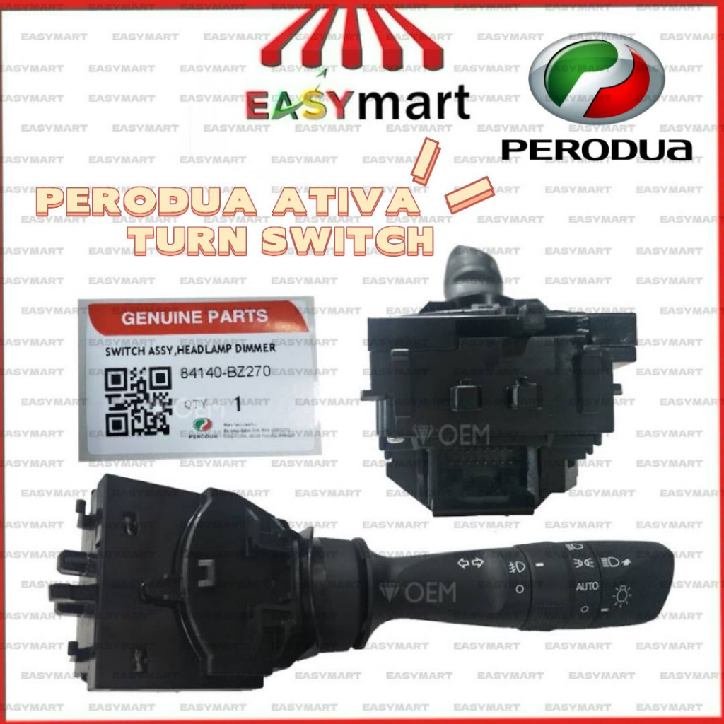 Perodua Ativa Myvi 2022 Alza 2022 Turn Signal Switch With Fog Lamp Head