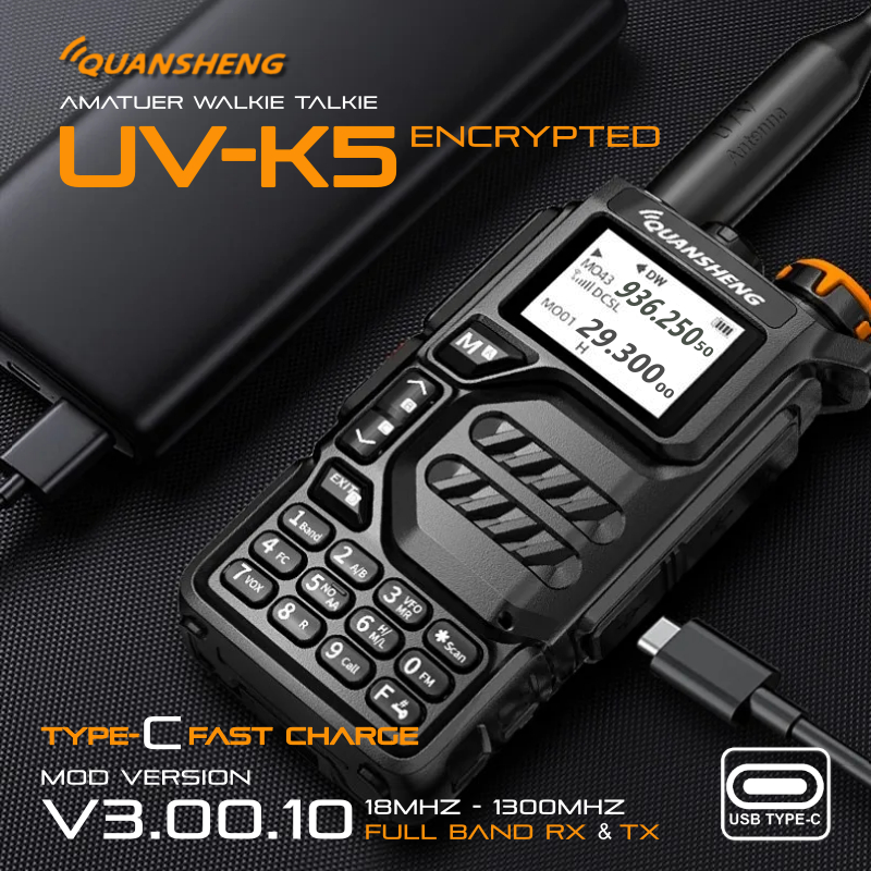 Quansheng UV K5 K6 MOD Version Walkie Talkie V3 00 10 Shopee Malaysia