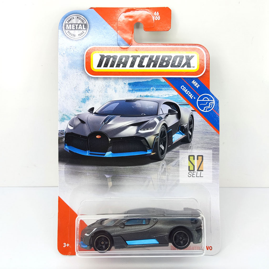 Matchbox 2018 Bugatti DIVO Dark Gray 46 100 Shopee Malaysia