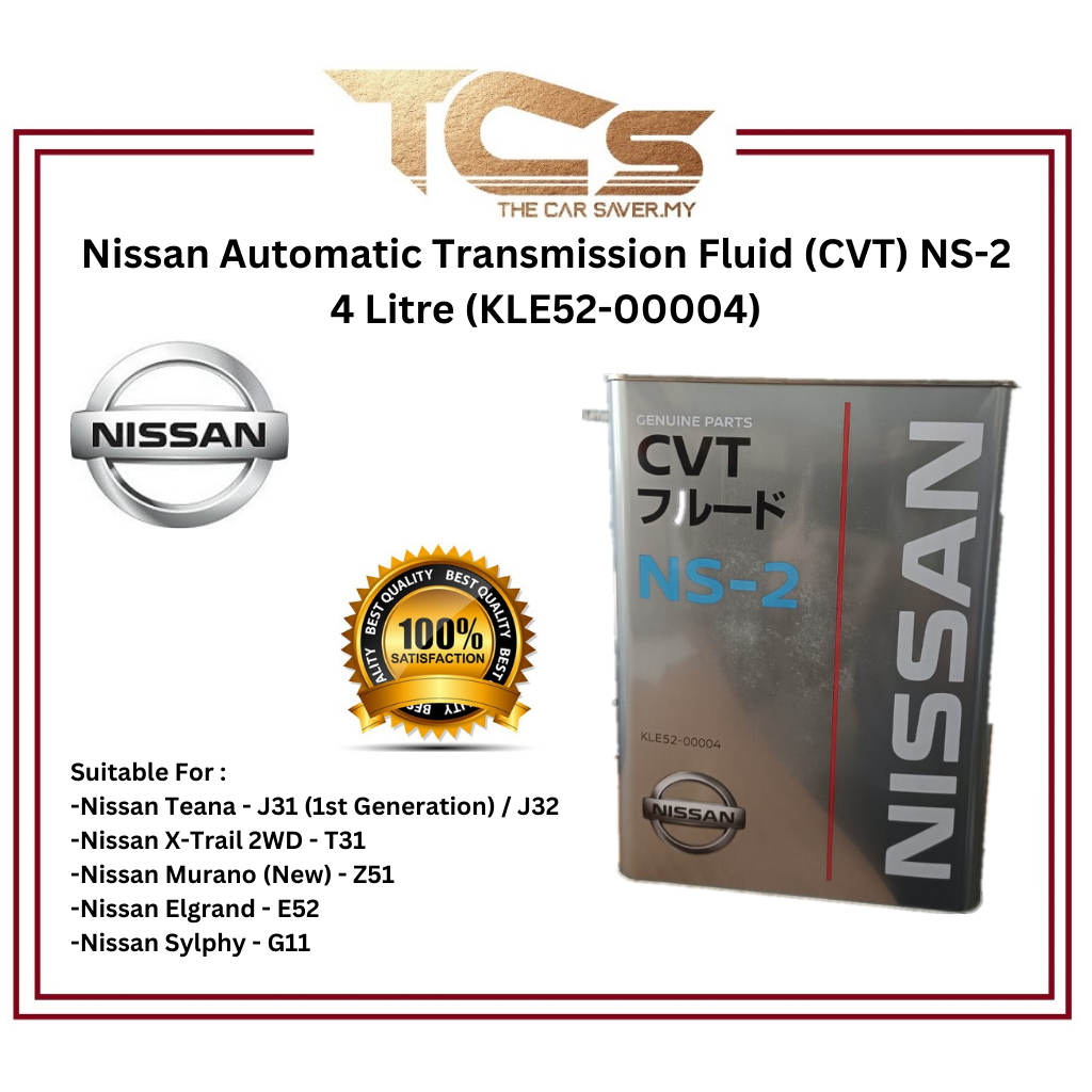 Nissan Automatic Transmission Fluid CVT NS 2 4 Litre Shopee Malaysia