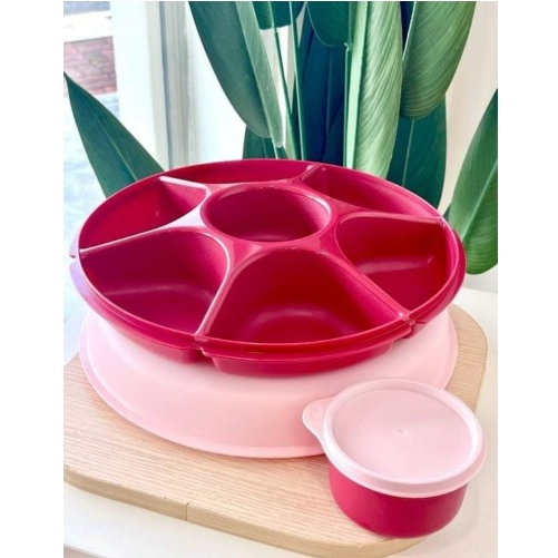 Raya Tupperware Serving Center Maroon Shopee Malaysia