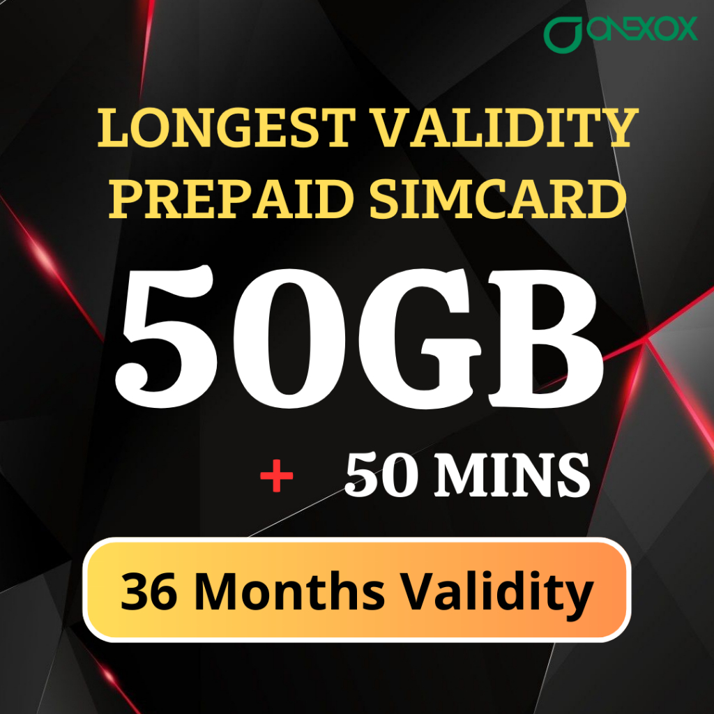 ONEXOX Prepaid Ultimate 35 UNL35 Unlimited Data Unlimited Hotspot 36