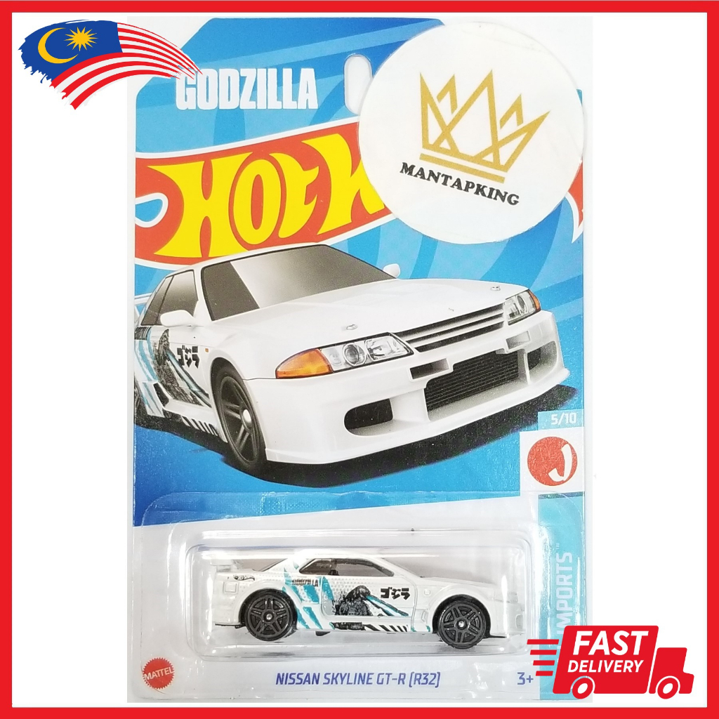 Hot Wheels Nissan Skyline GT R R32 White Hotwheels Nissan Skyline