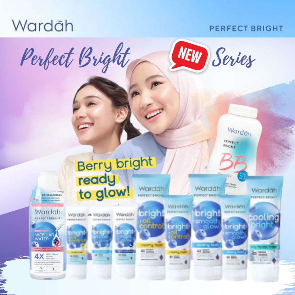 Wardah Perfect Bright Series Creamy Foam Moisturizer Tone Up Milk