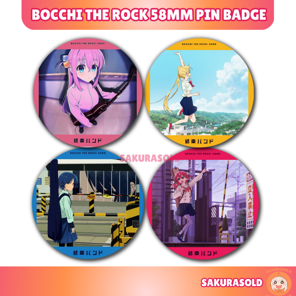 Bocchi The Rock 58mm Pin Badge Bocchi Pin Badge Bocchi The Rock Badge