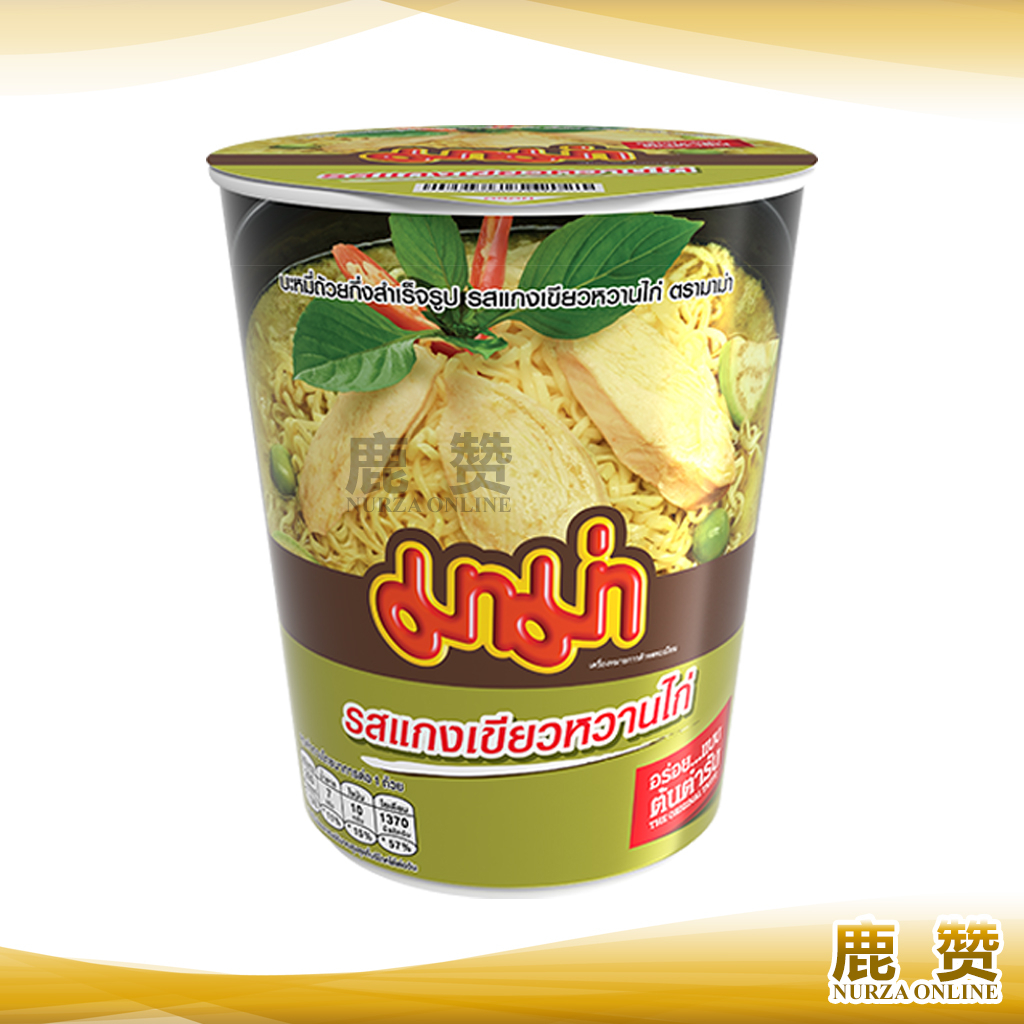 Thailand Mama Instant Cup Noodles Shrimp Tom Yum Shrimp Creamy Yentafo