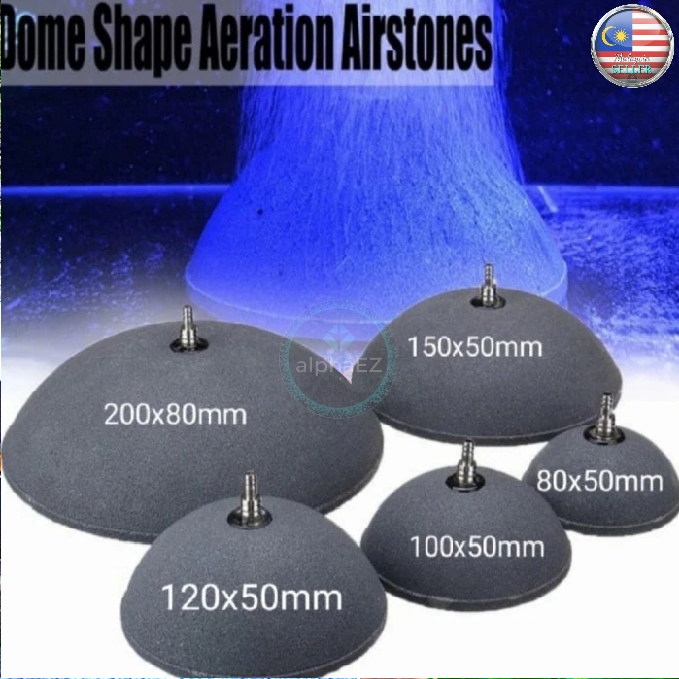 DOME HEMISPHERE Airstone Air Bubble Disk Stone Aquarium Aerator Fish