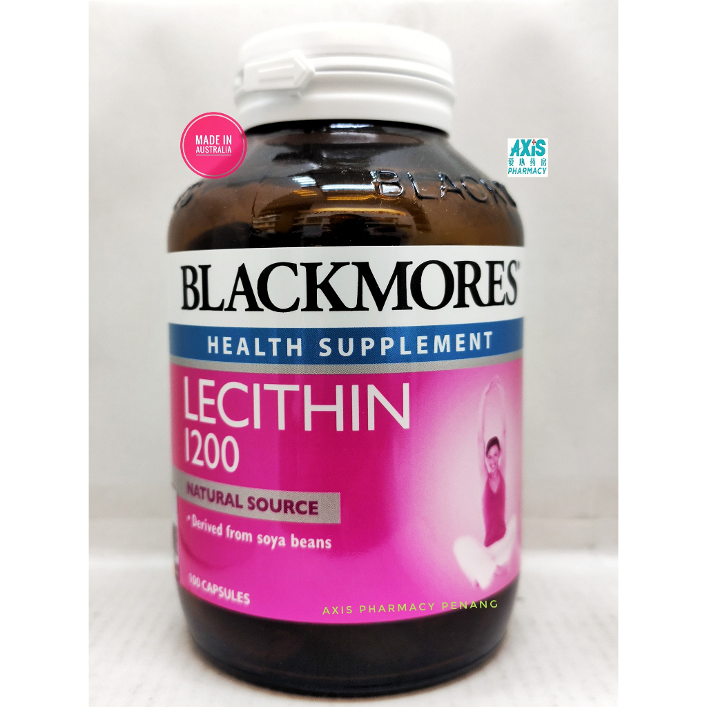 CLEARANCE BLACKMORES LECITHIN 1200 DERIVED FROM SOY BEAN 100 S Exp