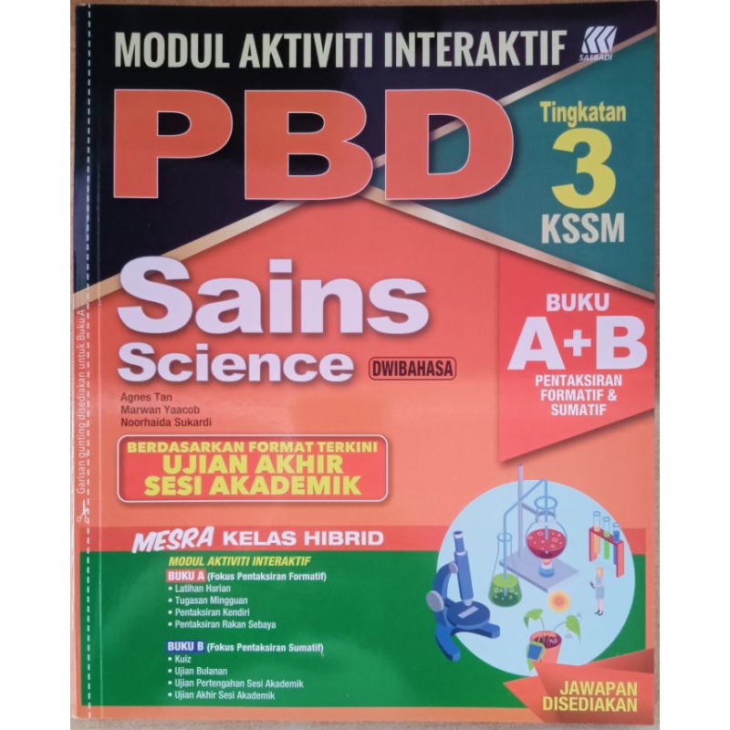 Modul Aktiviti Interaktif Pbd Sains Dwibahasa Tingkatan Buku A Buku