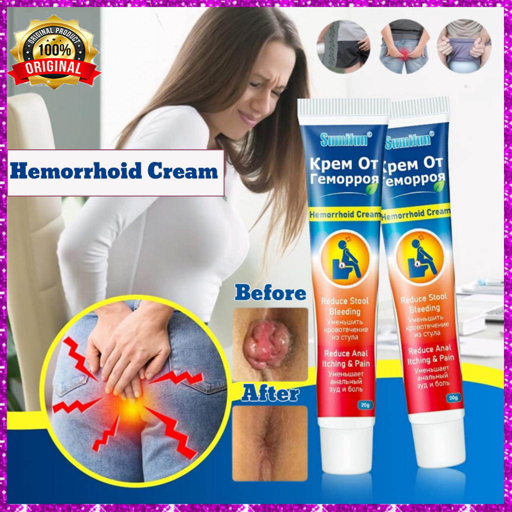 Krim Buasir Hemorrhoid Cream Antibacterial Herbal Treatment Of Mixed