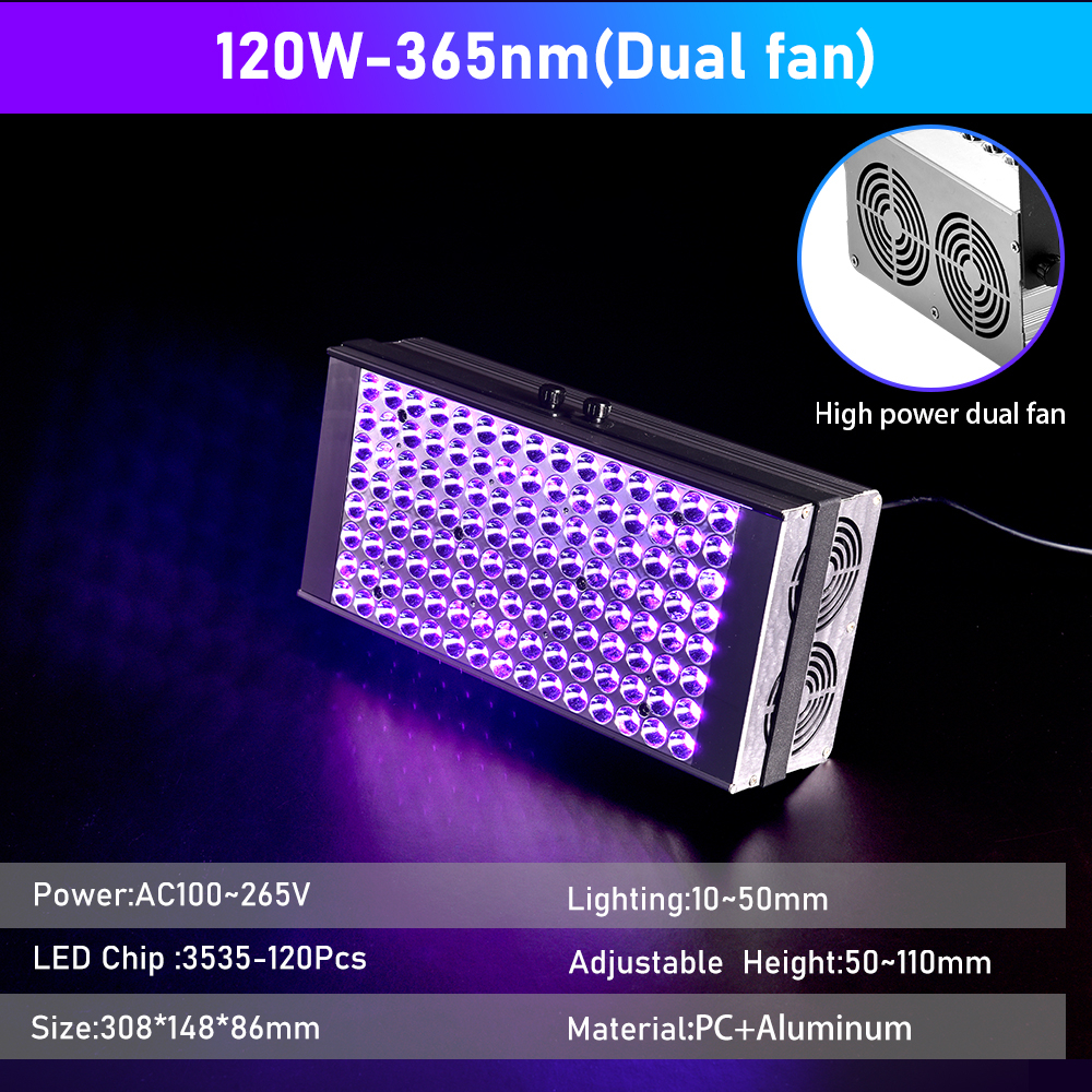 Uv Light Led Ultraviolet Lamp With Dual Fan Nm Nm Ultraviolet